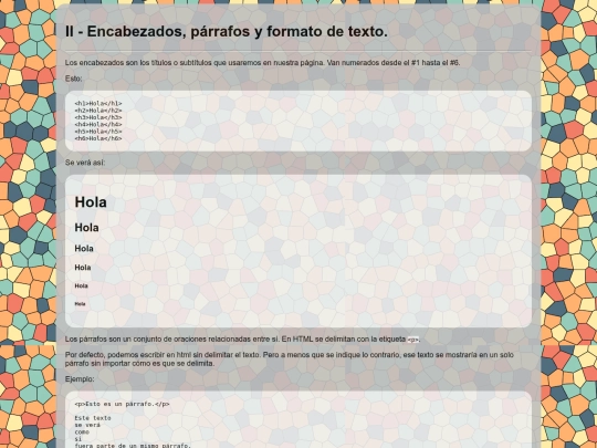 indie-web/parrafos-formato screenshot