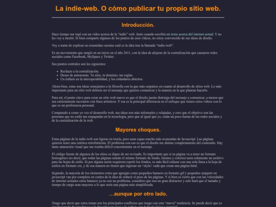 indieWeb screenshot