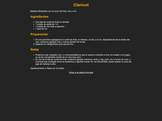 viejapagina/cocina-chafa/clericot screenshot