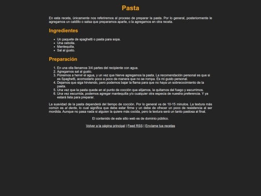 viejapagina/cocina-chafa/pasta screenshot