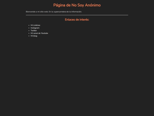 viejapagina/nosoyanonimo screenshot