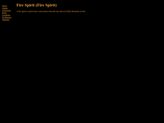 Characters/FireSpirit screenshot