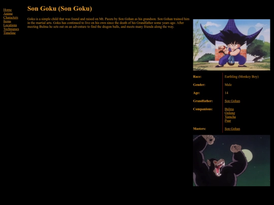 Characters/Goku screenshot