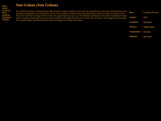 Characters/GrandpaGohan screenshot
