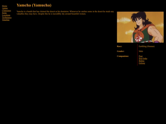 Characters/Yamcha screenshot