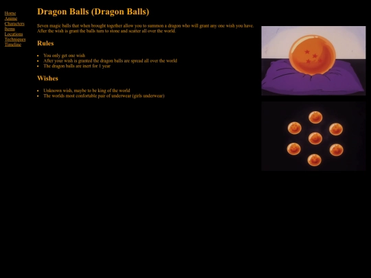 Items/dragonballs screenshot