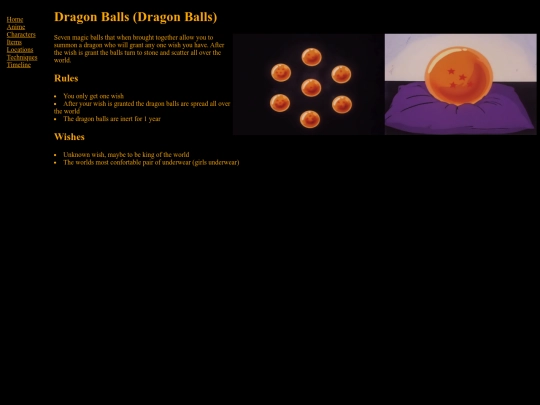Locations/dragonballs screenshot