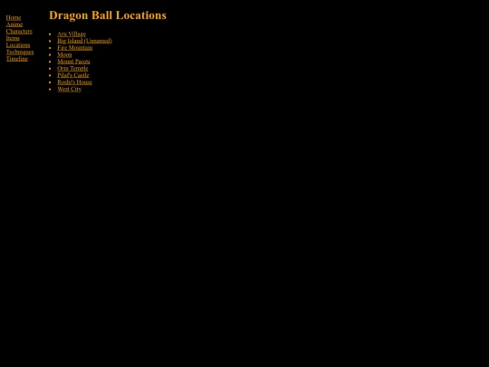 locations screenshot