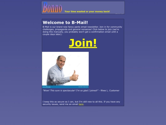 b-mail screenshot