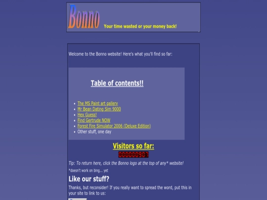 index screenshot