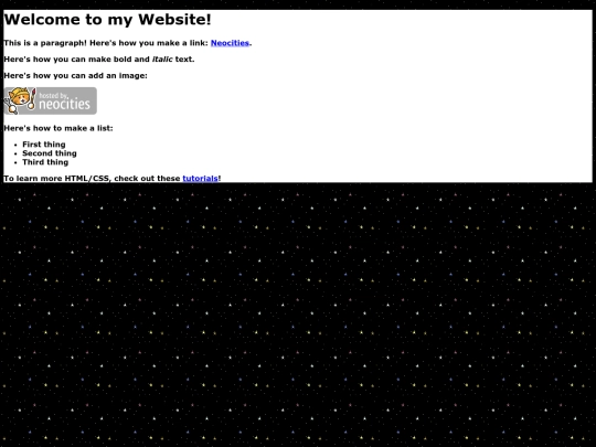 index screenshot