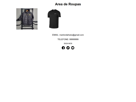Roupas screenshot
