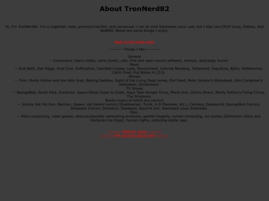 about/aboutme screenshot