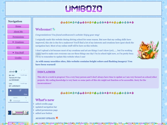 index screenshot