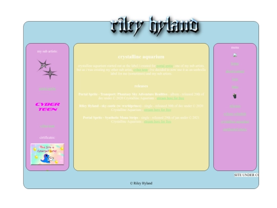 crystallineaquarium screenshot