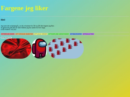 Knapper og Farger/Morten - Button Training 1 screenshot