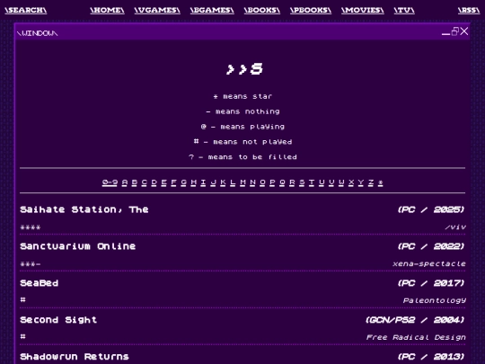 logging/vgames/s screenshot