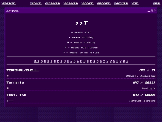 logging/vgames/t screenshot