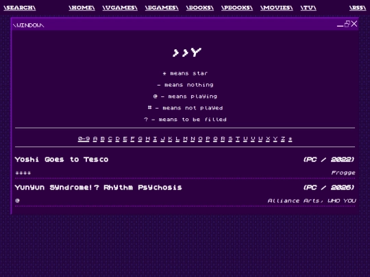 logging/vgames/y screenshot