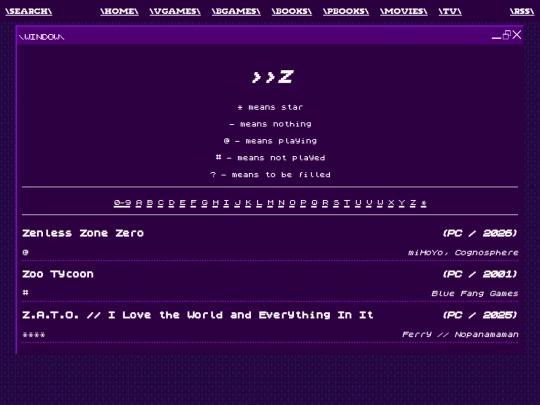 logging/vgames/z screenshot