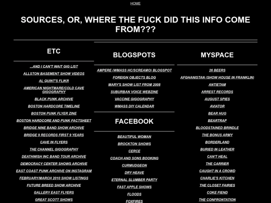 sources screenshot