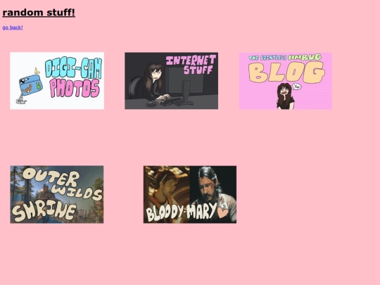 other stuff page/otherstuff screenshot