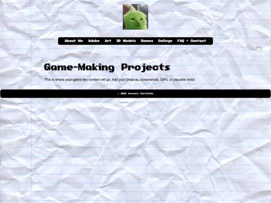 games screenshot