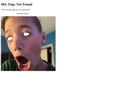 not_found screenshot