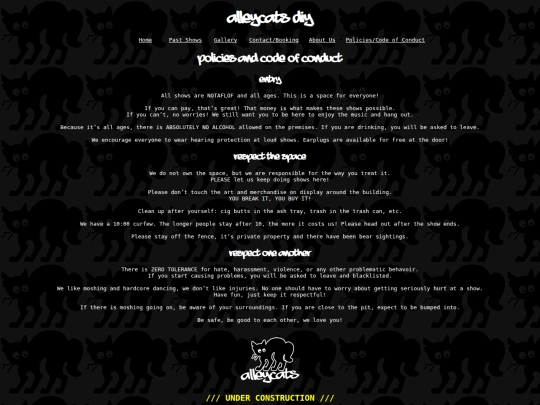 policies screenshot
