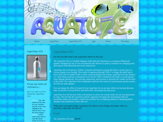 AquaTuneGO screenshot