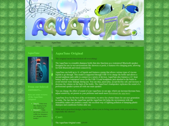 AquaTuneOG screenshot