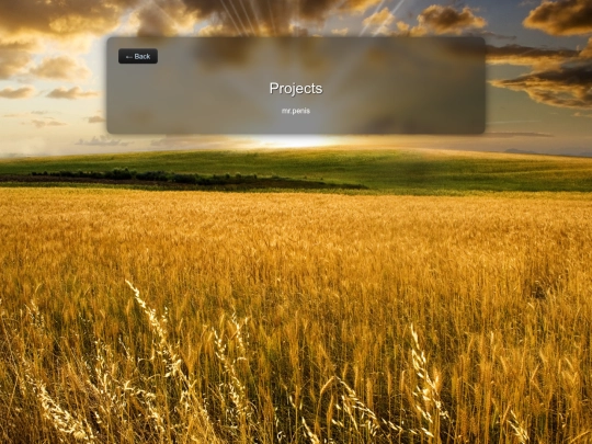 Projects screenshot