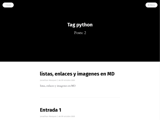 author/python screenshot