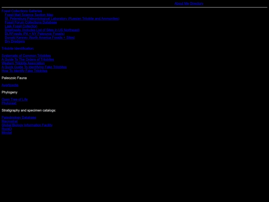 paleontology_resources screenshot
