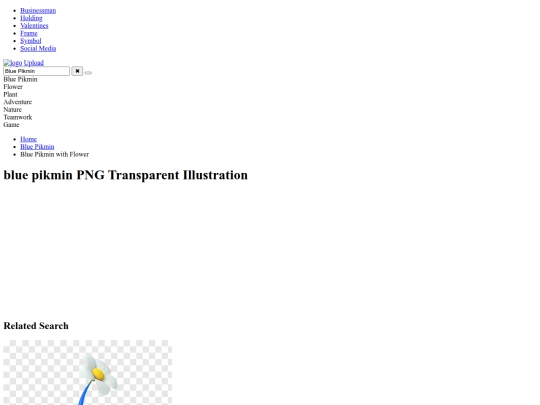 Blue_pikmin_png screenshot