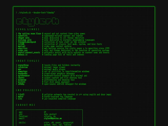 index screenshot