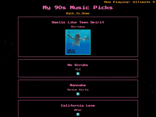 music screenshot
