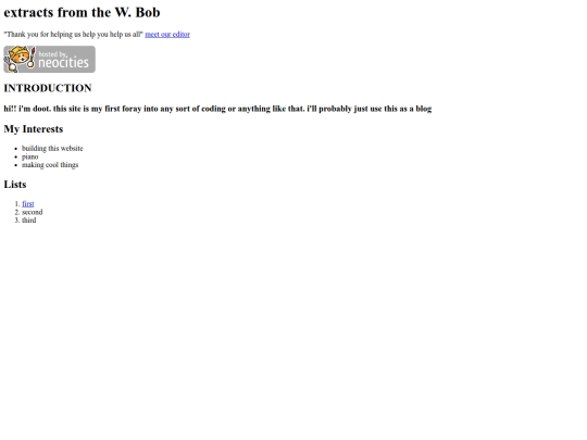 index screenshot