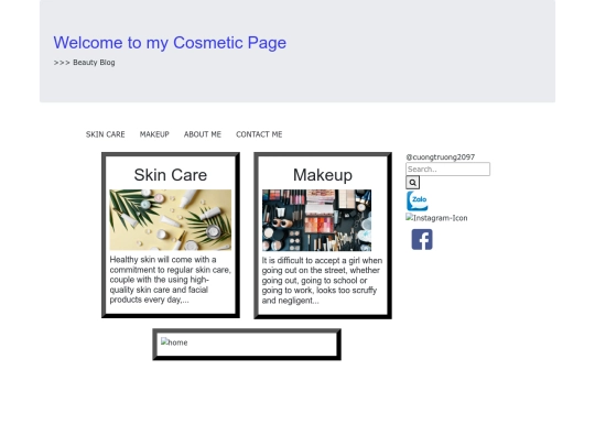 homePage screenshot