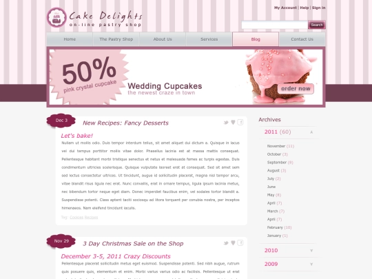 blog screenshot