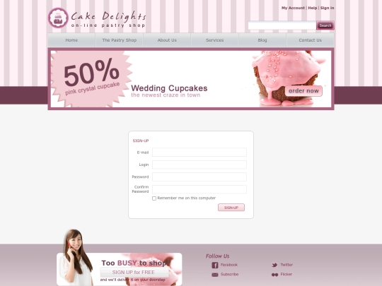 signup screenshot