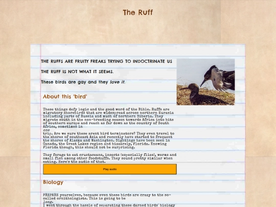 ruff screenshot