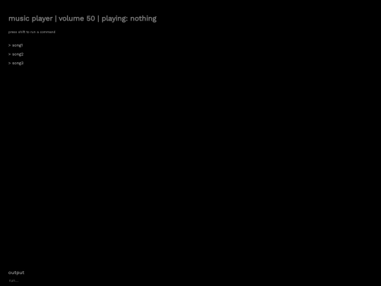 music-player-prototype screenshot