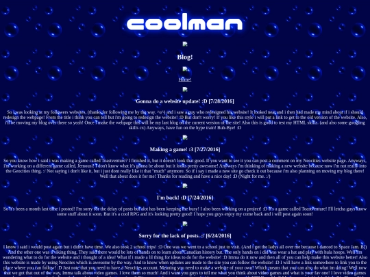 blog screenshot