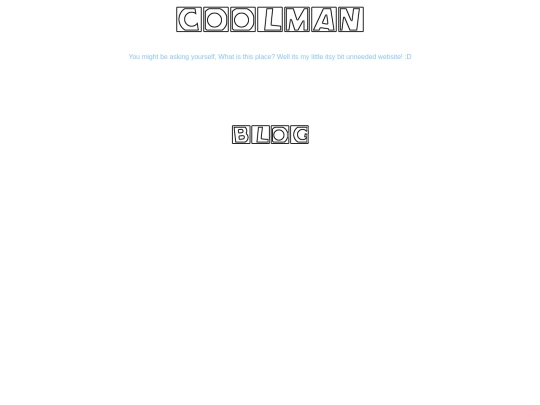 myblog screenshot