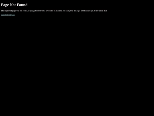 not_found screenshot