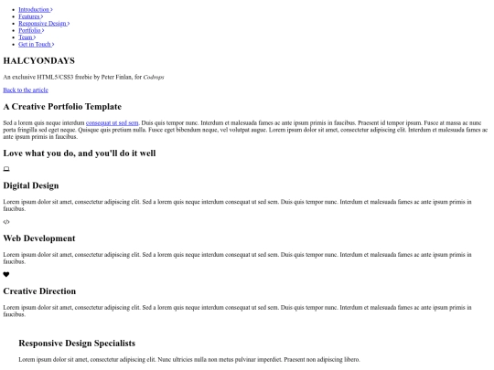index screenshot