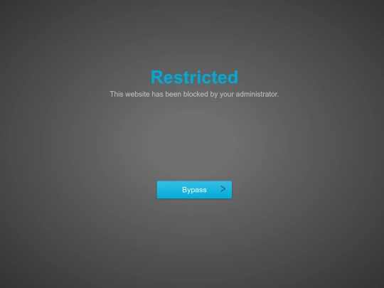 Restricted screenshot