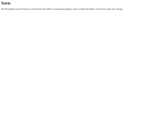 index screenshot