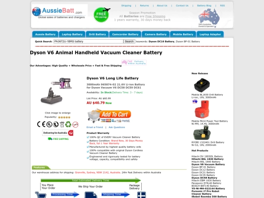 discount-dyson-v6-battery screenshot